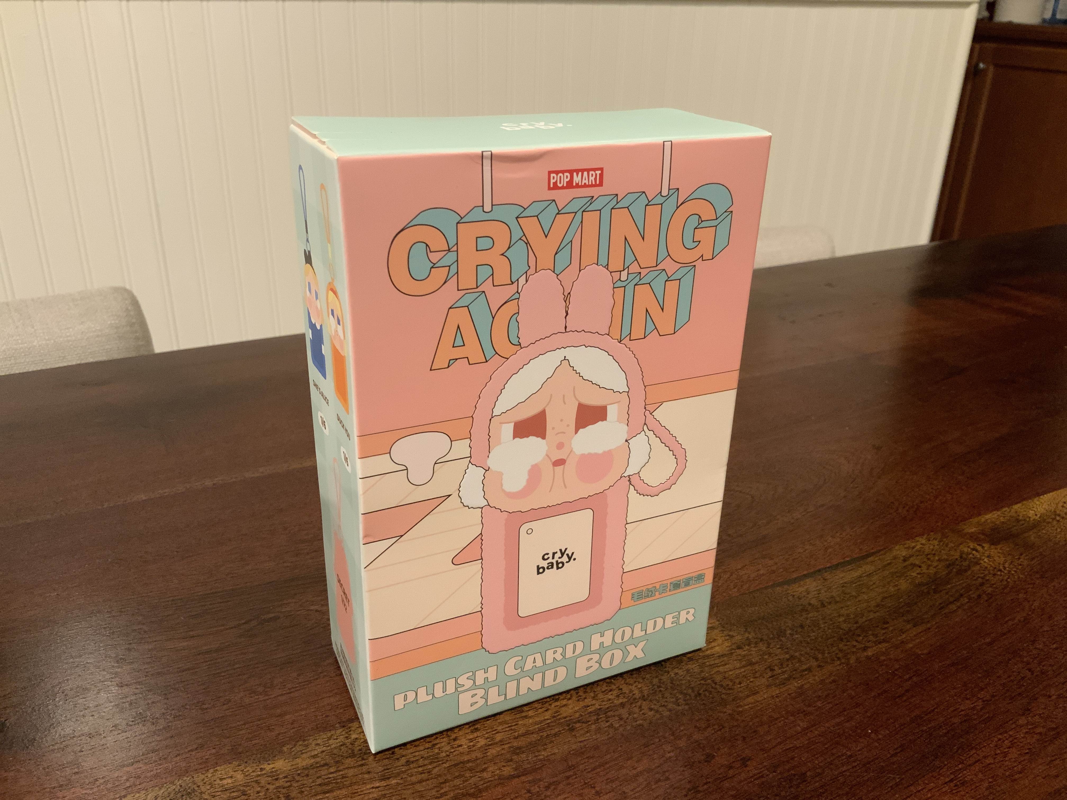 Pop Mart Crying Again Plush Card Holder Blind Box