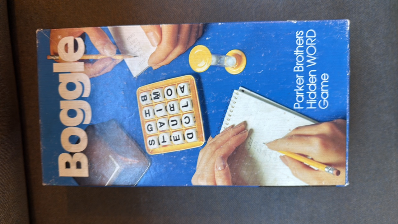 Vintage Parker Brothers Boggle Word Game