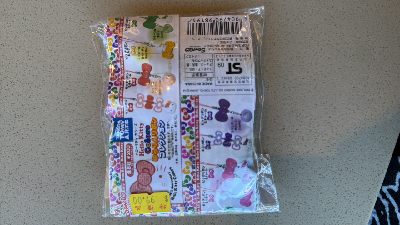 Hello Kitty Colors Ribbon Charm Collection by Takara Tomy A.R.T.S
