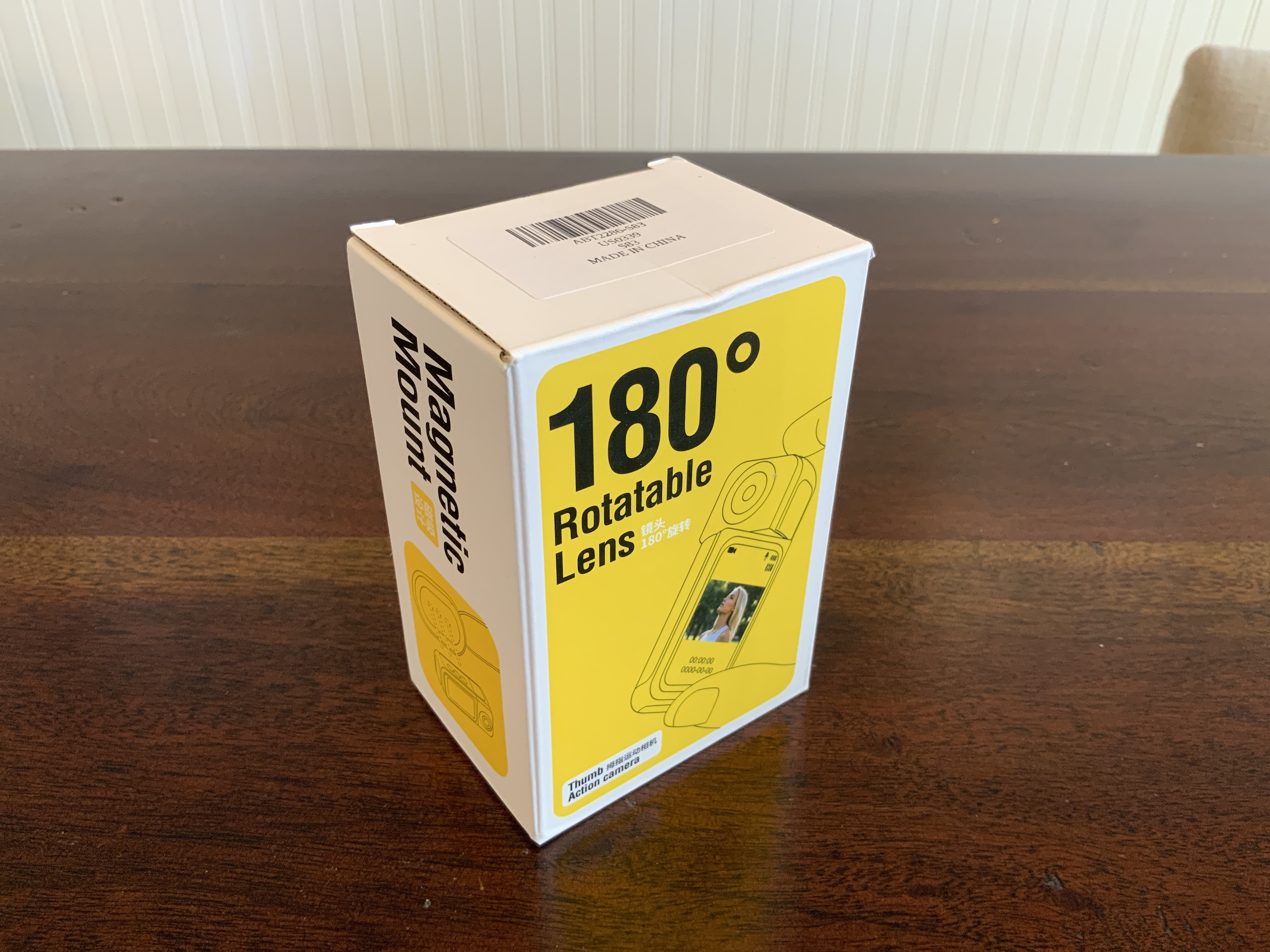 180° Rotatable Magnetic Lens for Action Camera