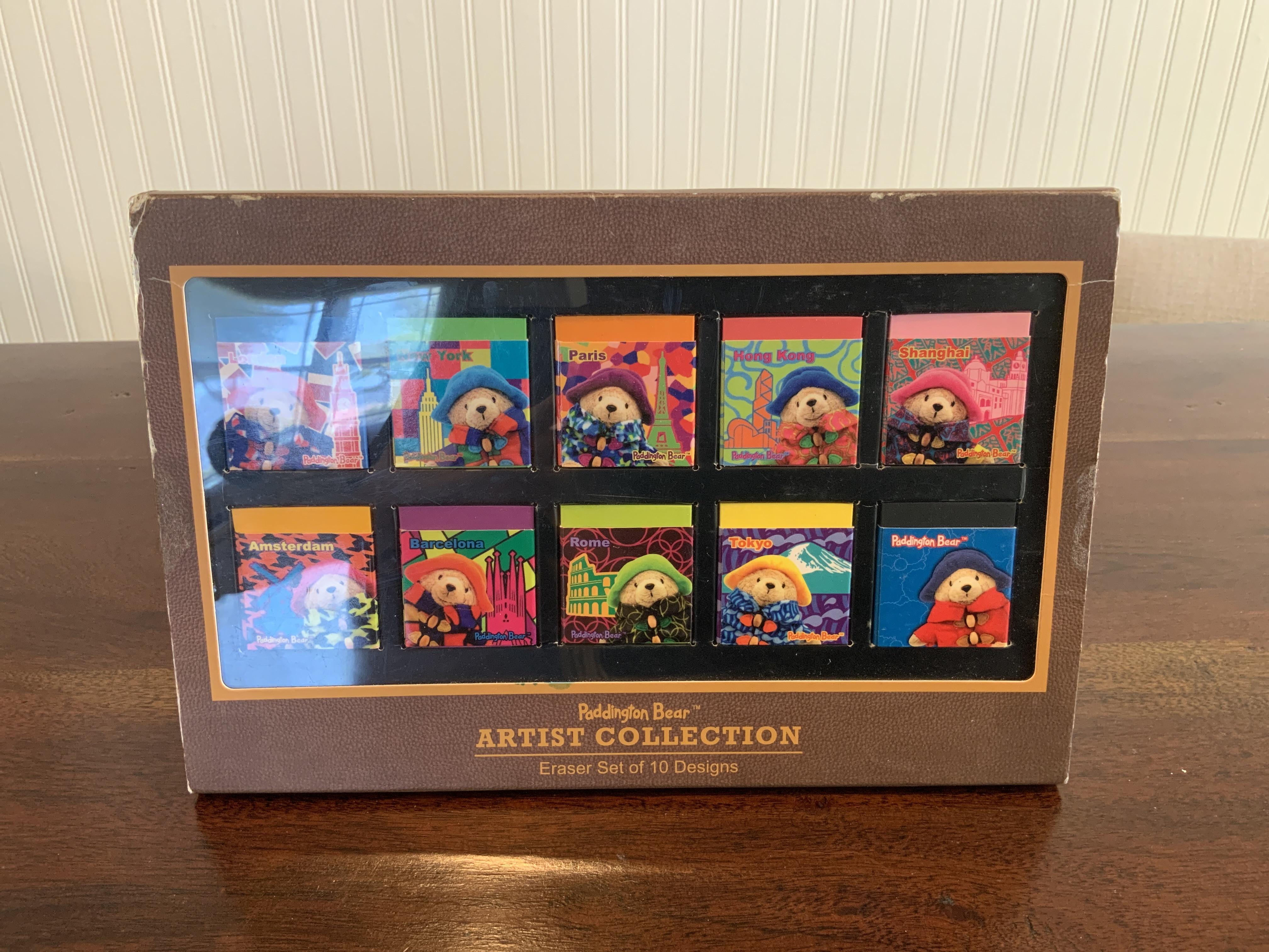 Paddington Bear Artist Collection Eraser Set