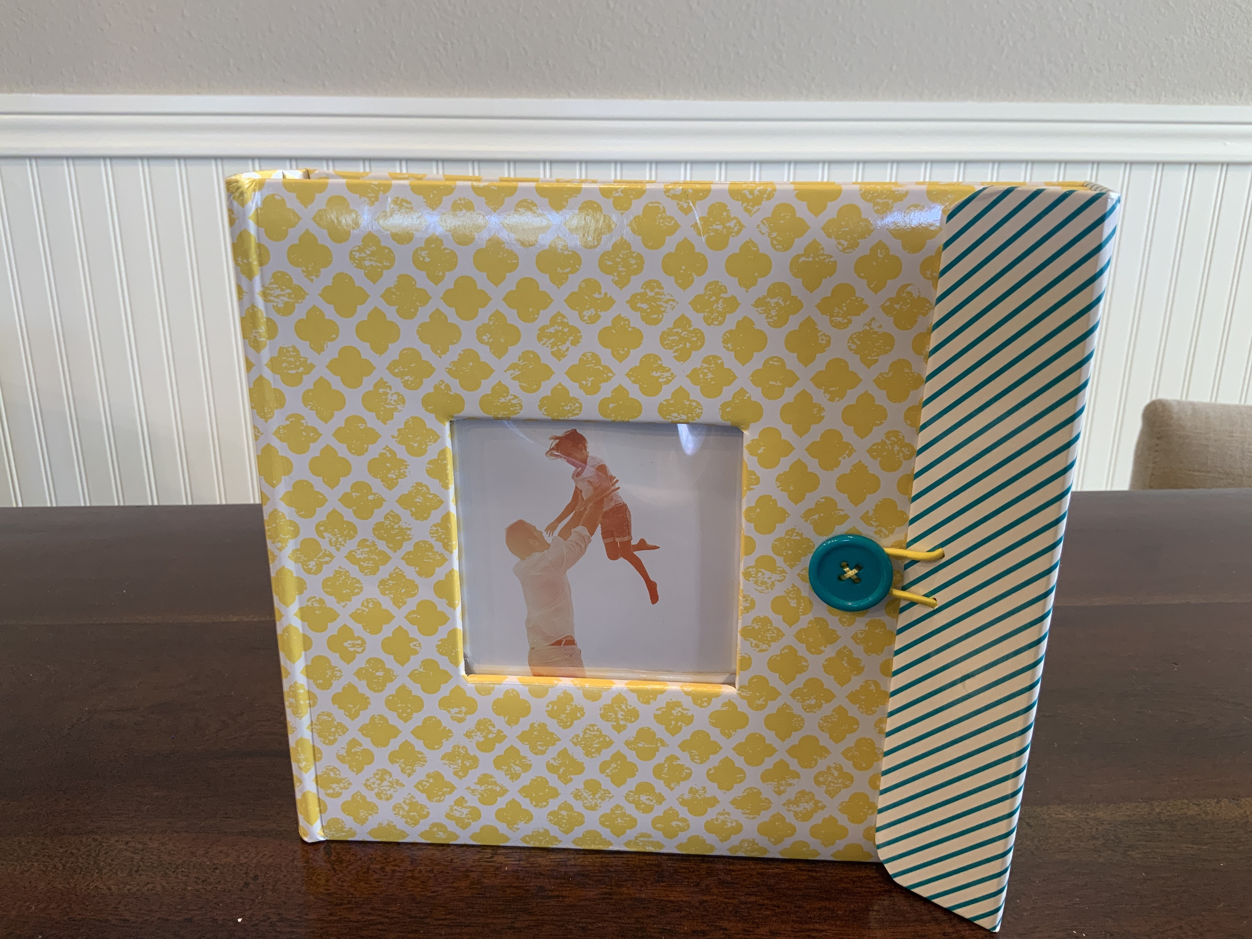 Yellow Patterned Photo Album