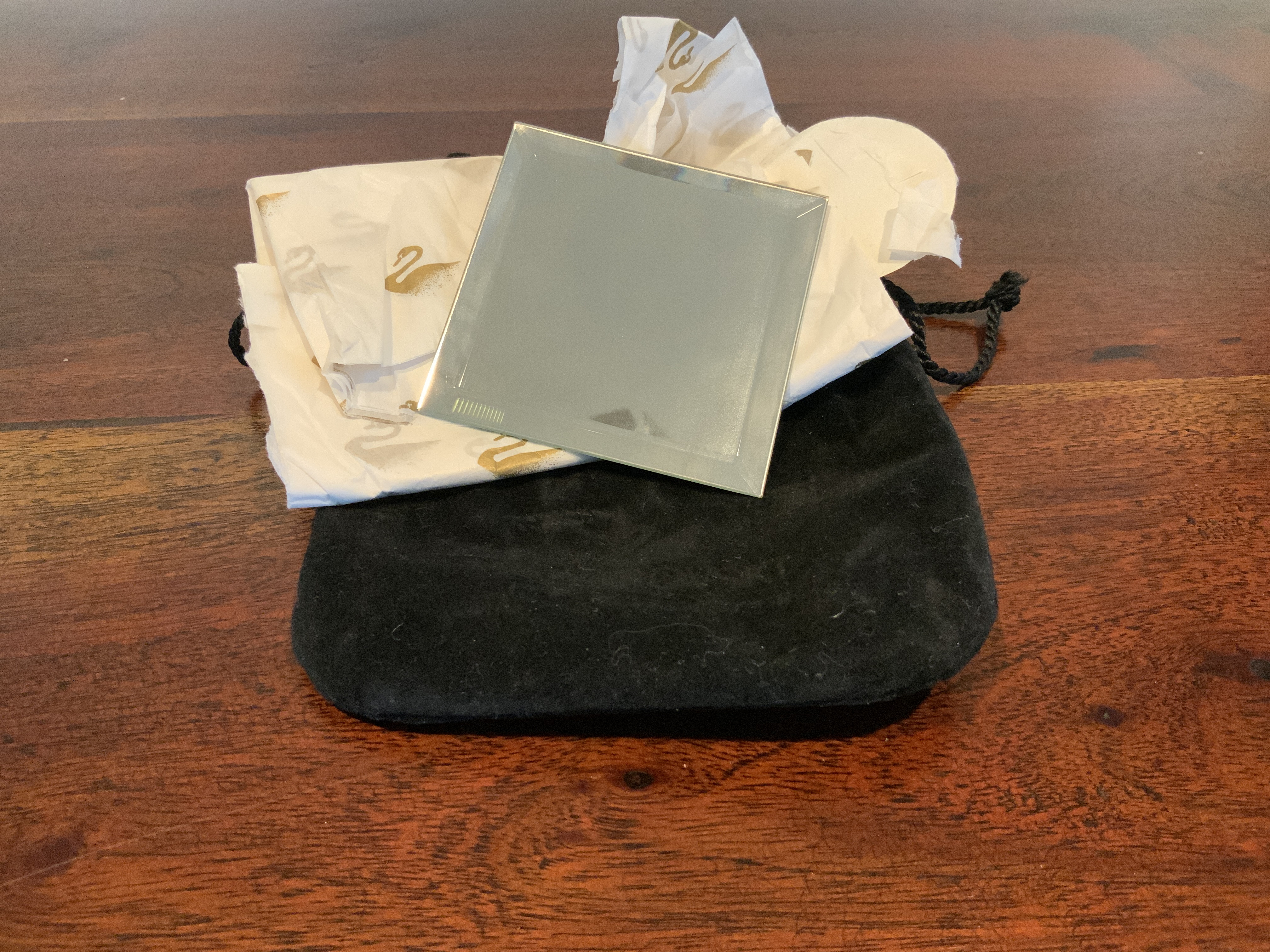 Swarovski Small Square Pocket Mirror