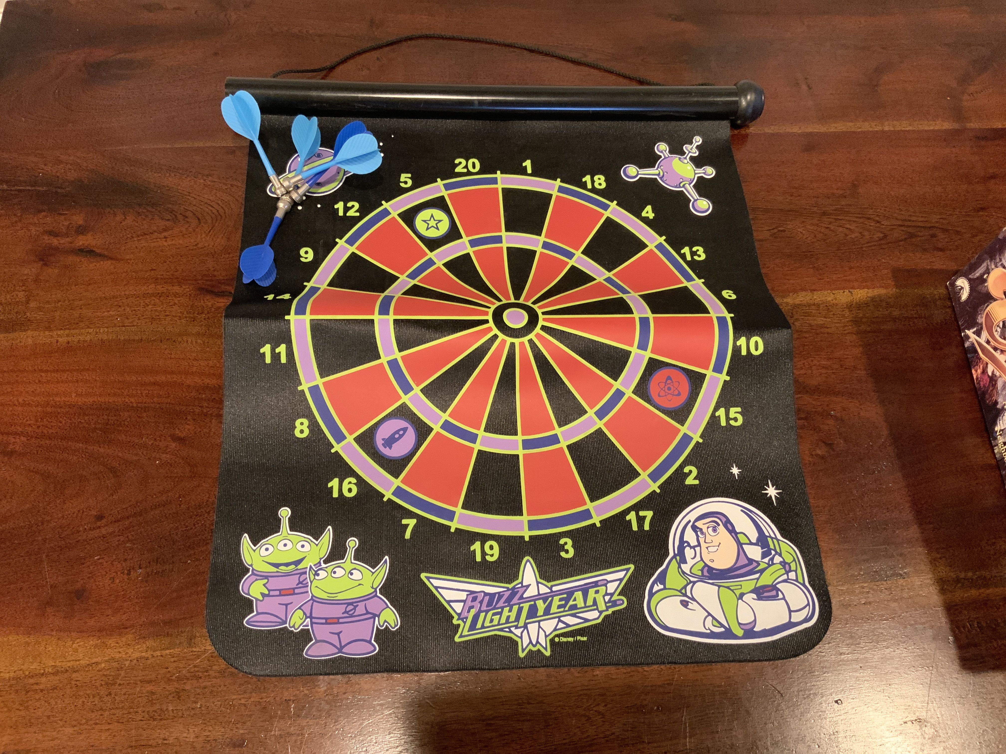 Toy Story Buzz Lightyear Magnetic Dartboard Set