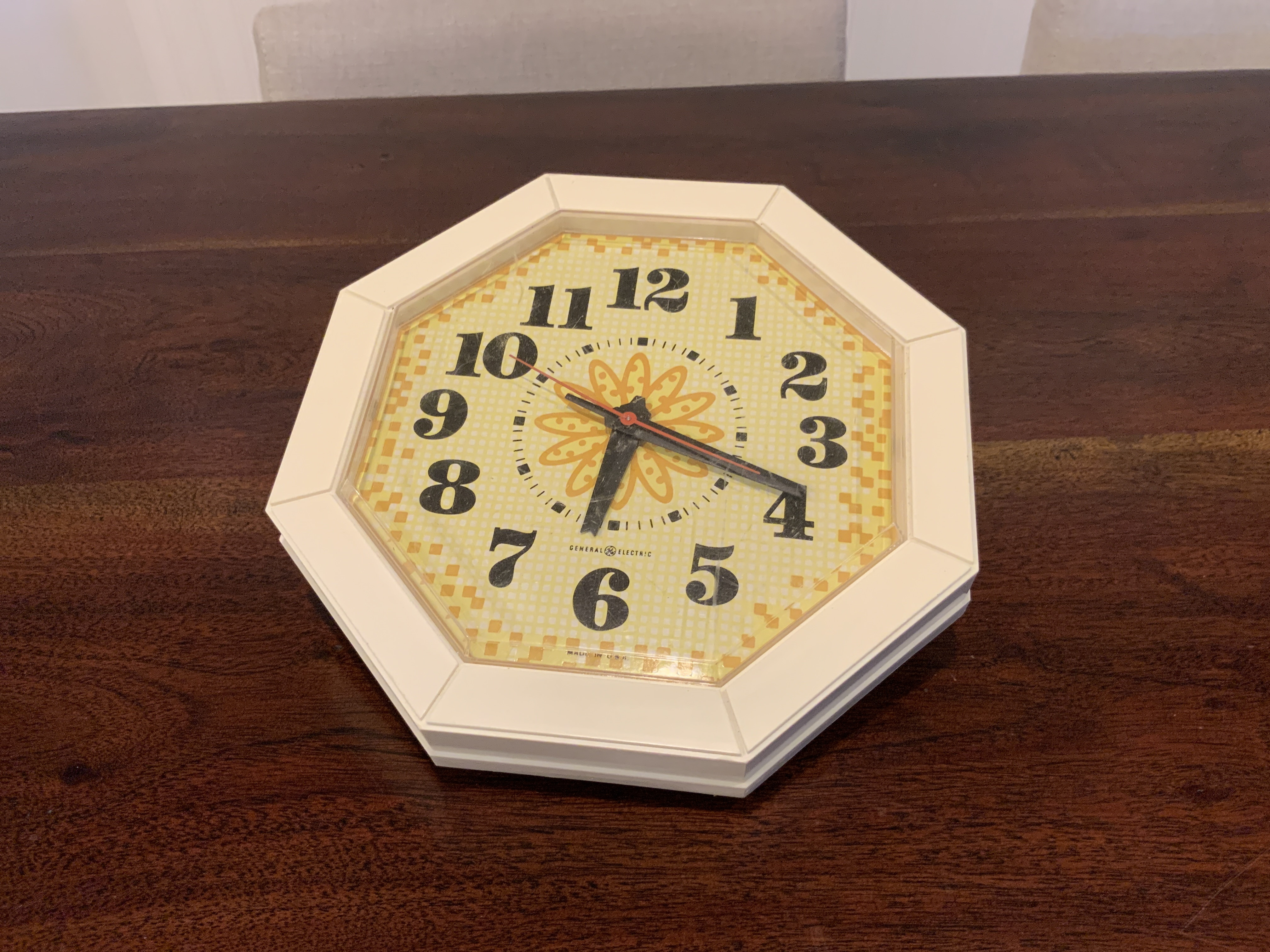 General Electric Octagonal Wall Clock