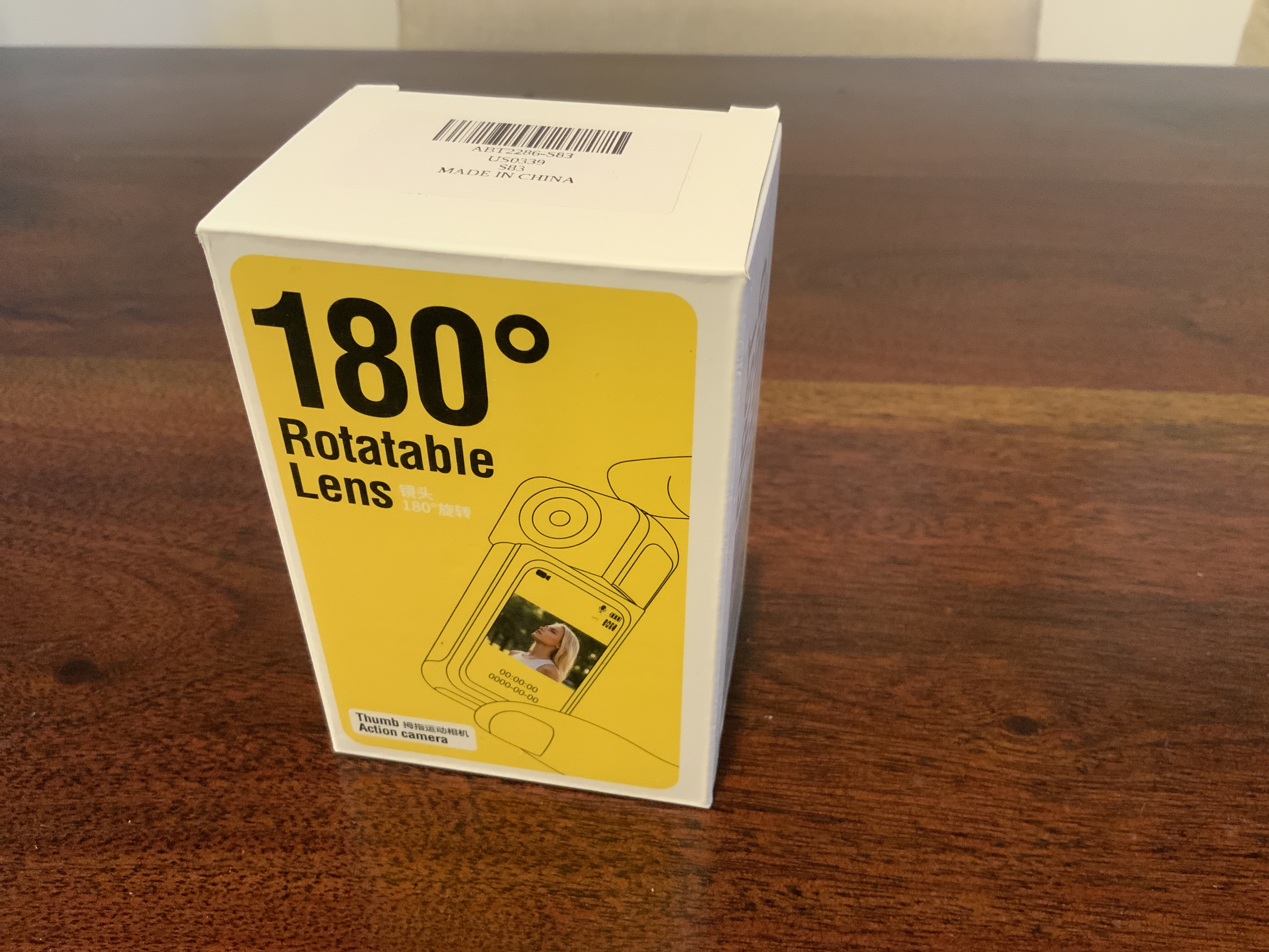 180 Degree Rotatable Action Camera